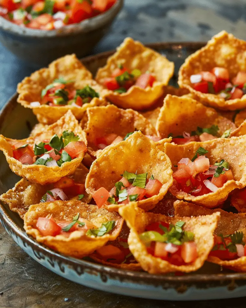 Crispy Mini Taco Shell Bites