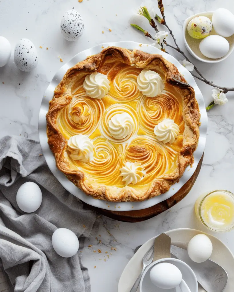Easter Swirl Pie