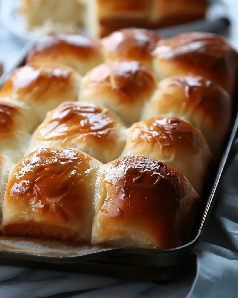 Fluffy Buttery Homemade Dinner Rolls