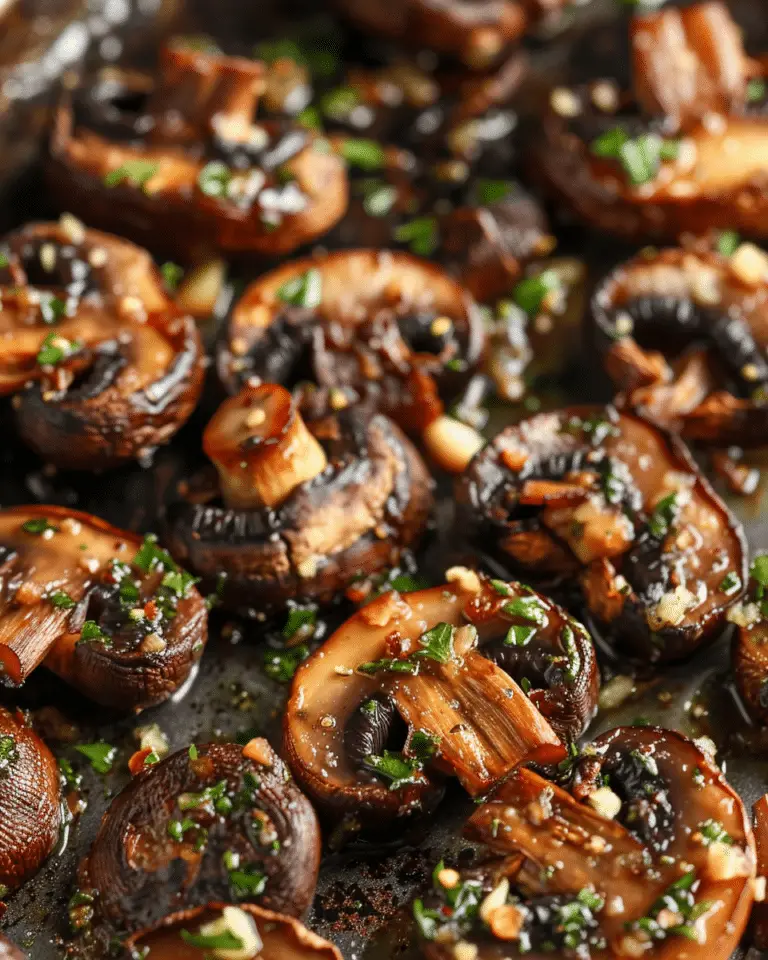 Garlic‑Browned Butter Roasted Mushrooms