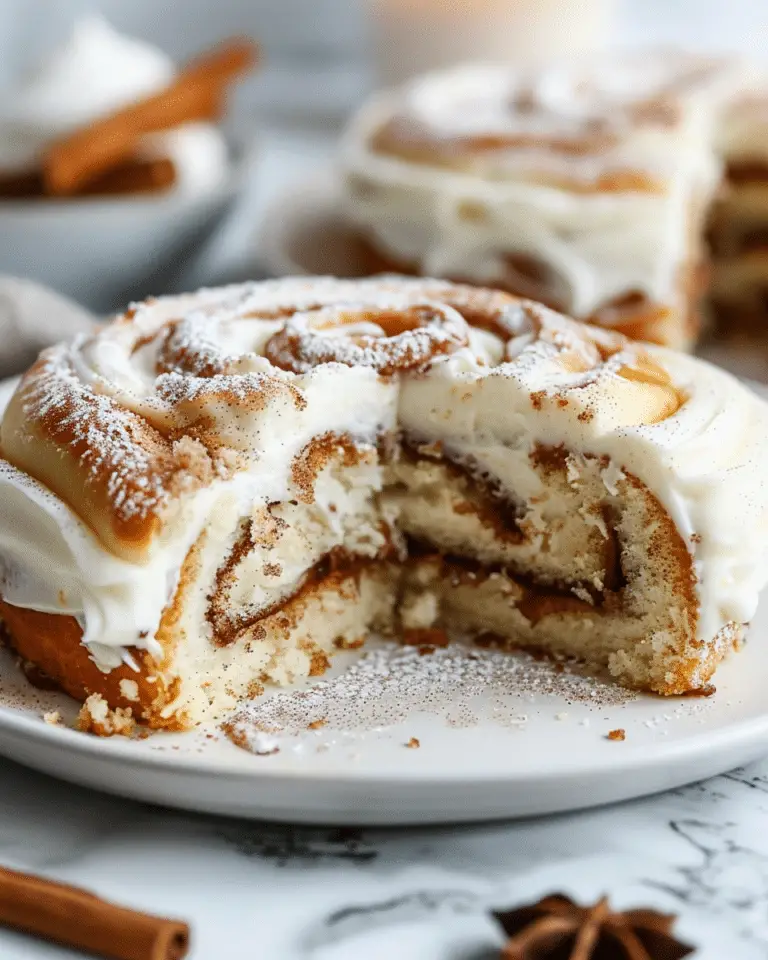 Giant Cinnamon Roll Cake