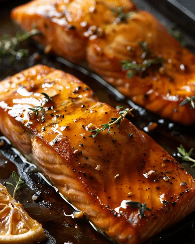 Hot Honey Glazed Salmon