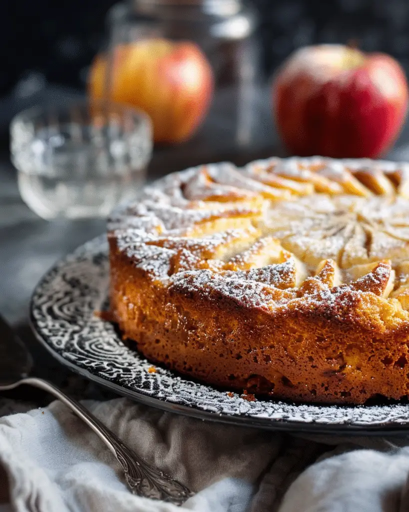 Irresistible Almond Flour Apple Cake