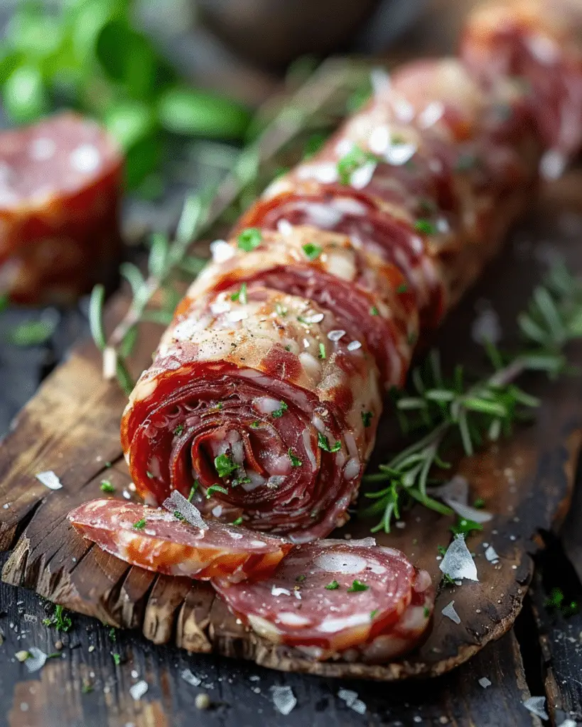 Keto Salami Roll Ups