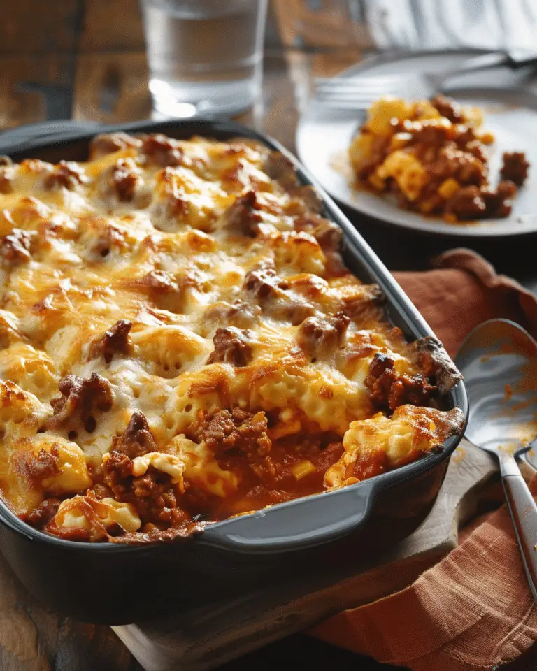 Sloppy Joe Bubble-Up Casserole