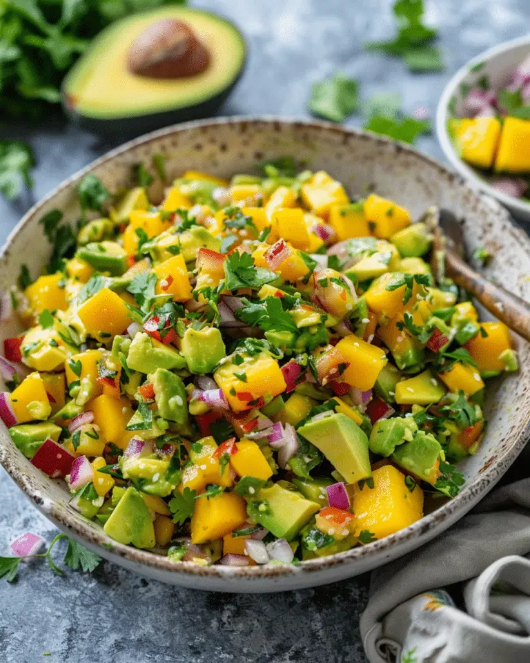 Spicy Mango Avocado Salad