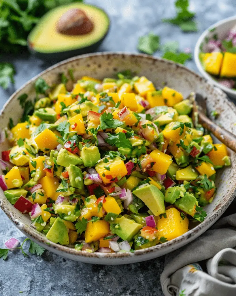Spicy Mango Avocado Salad