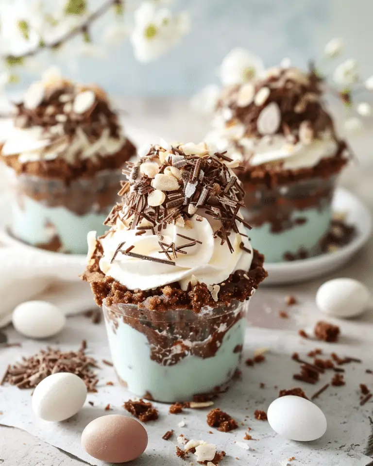 Springtime Easter Dirt Cups