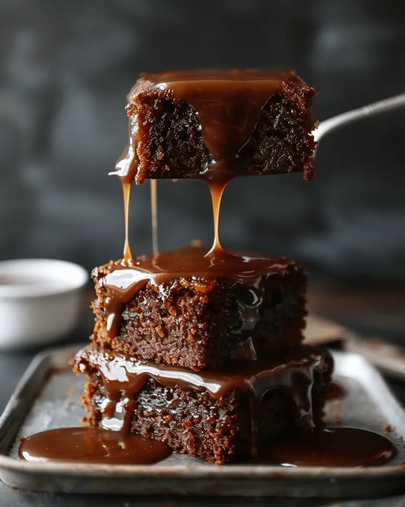 Sticky Date Cake with Toffee Sauce