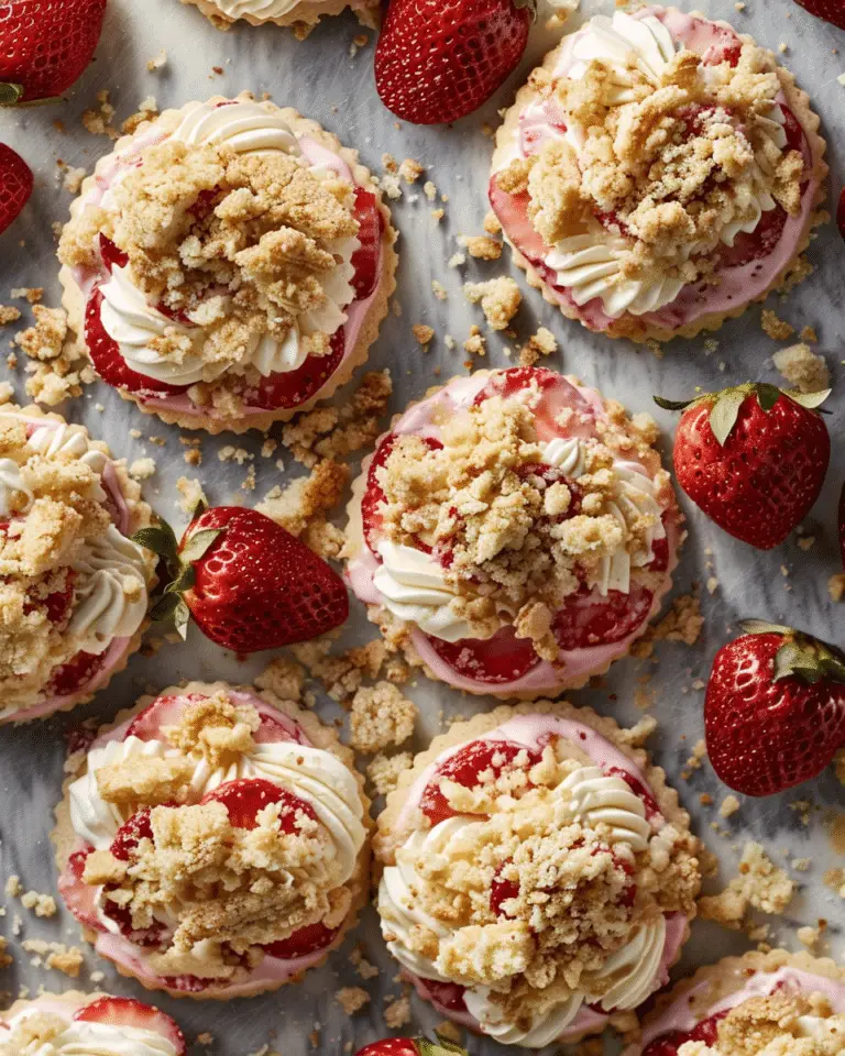 Strawberry Cheesecake Crumbl Cookies