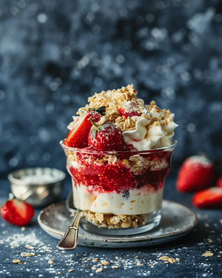 Strawberry Cheesecake Overnight Oats