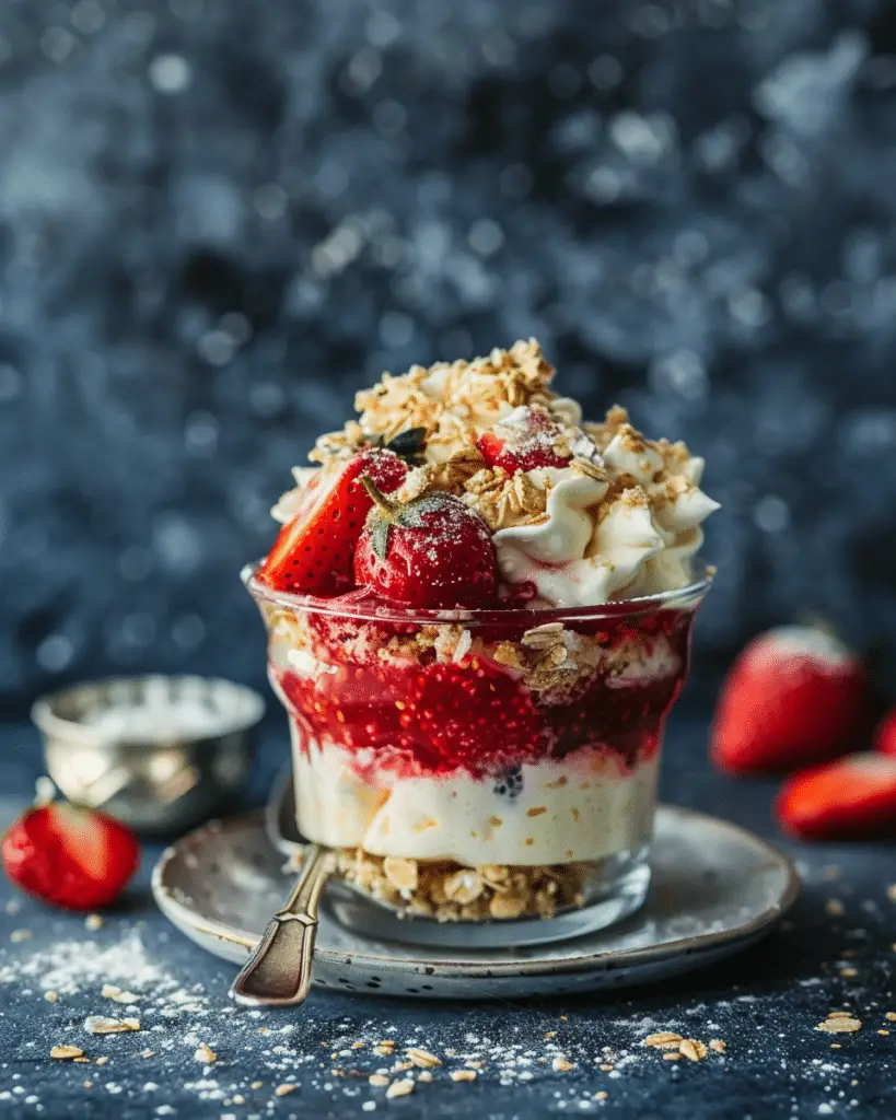Strawberry Cheesecake Overnight Oats
