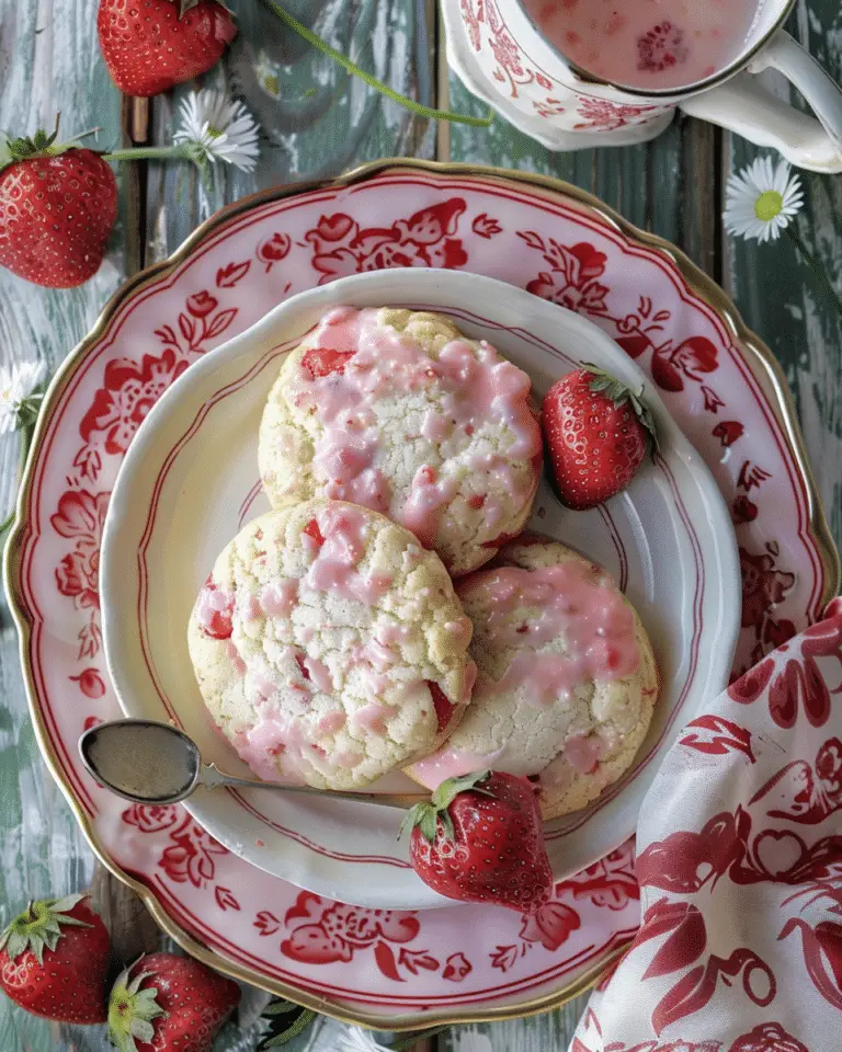 Strawberry Kiss Cookies