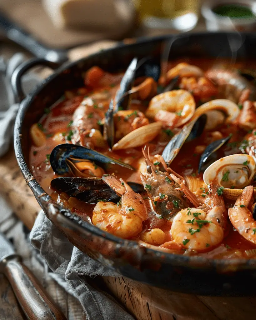 Tuscan Cacciucco Seafood Stew