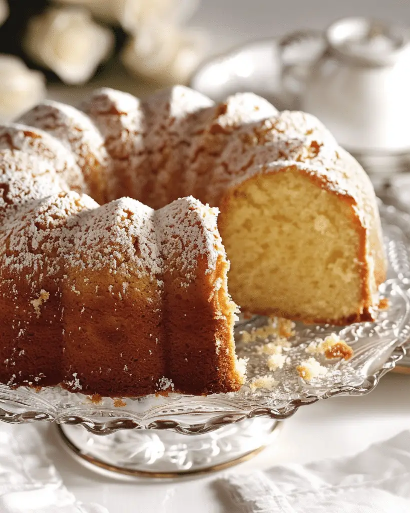 Vanilla Bean Pound Cake