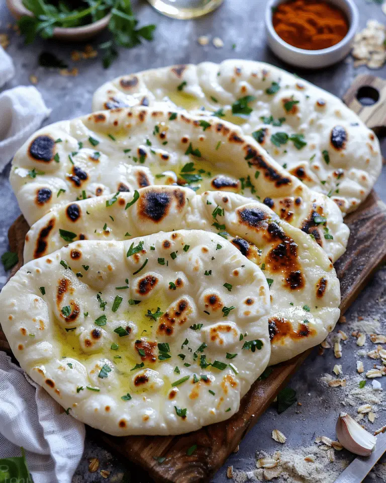 2-Ingredient Greek Yogurt Naan