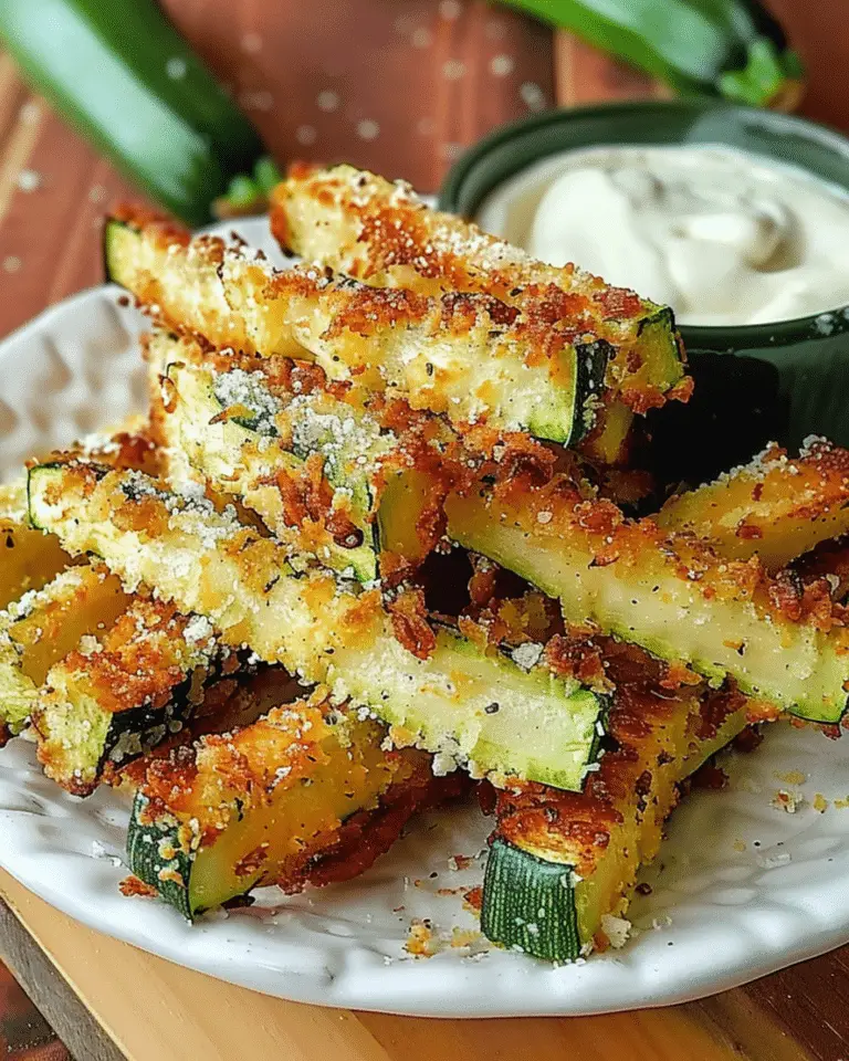 Air Fryer Vegan Parmesan Zucchini Fries