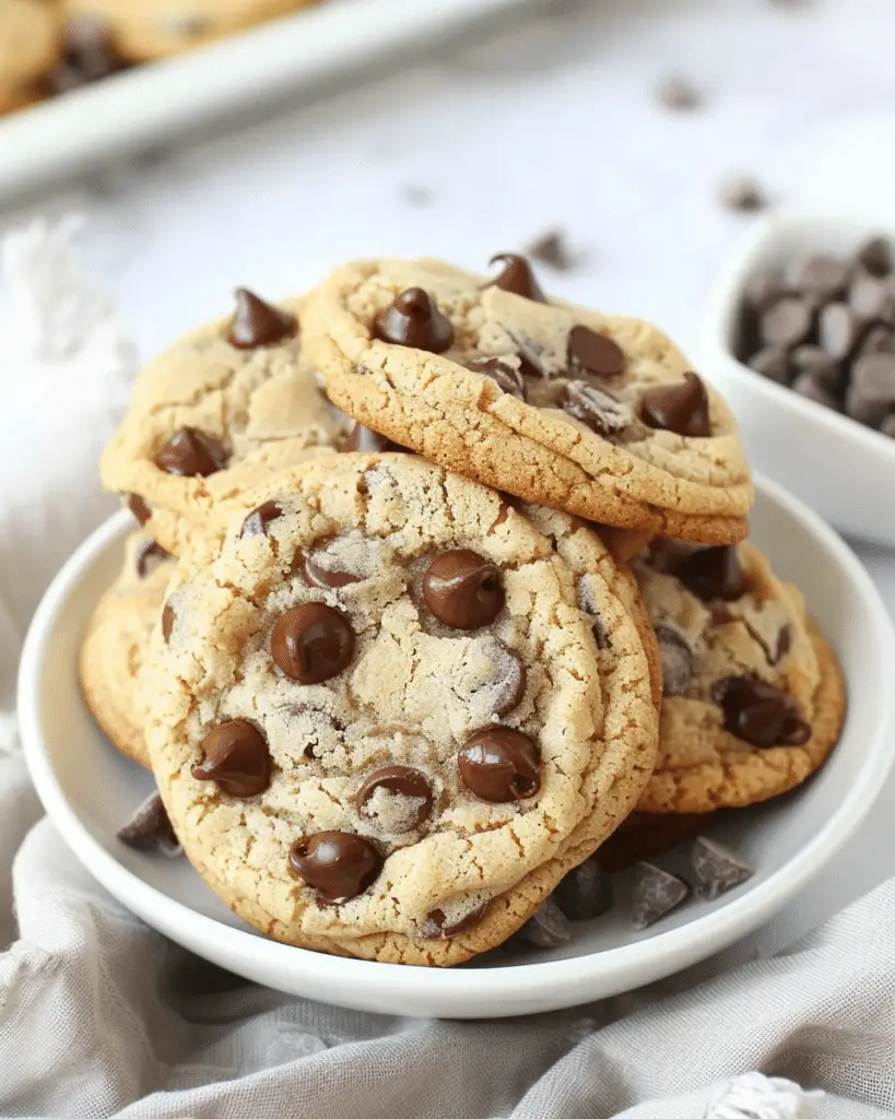 Almond Flour Chocolate Chip Cookies