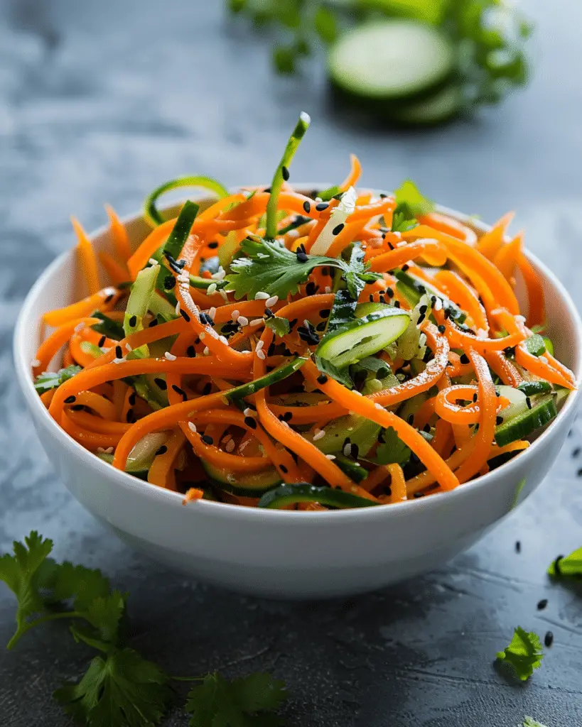 Asian Cucumber Carrot Salad