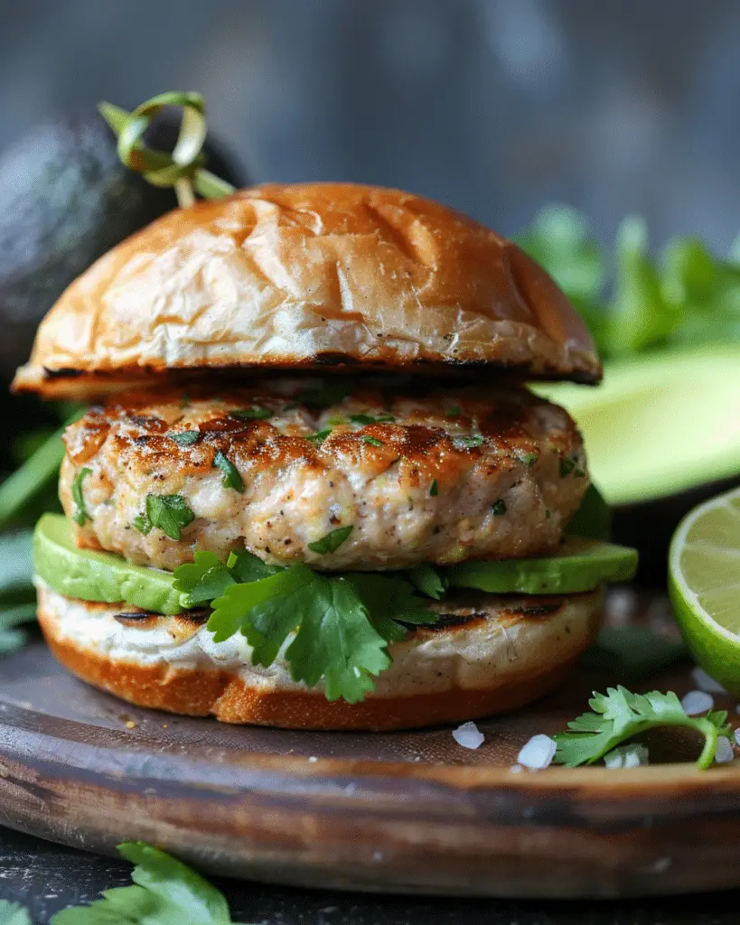 Avocado Turkey Burgers