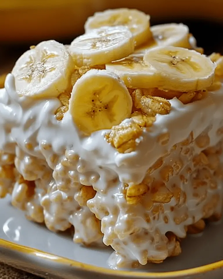 Banana Pudding Rice Krispies