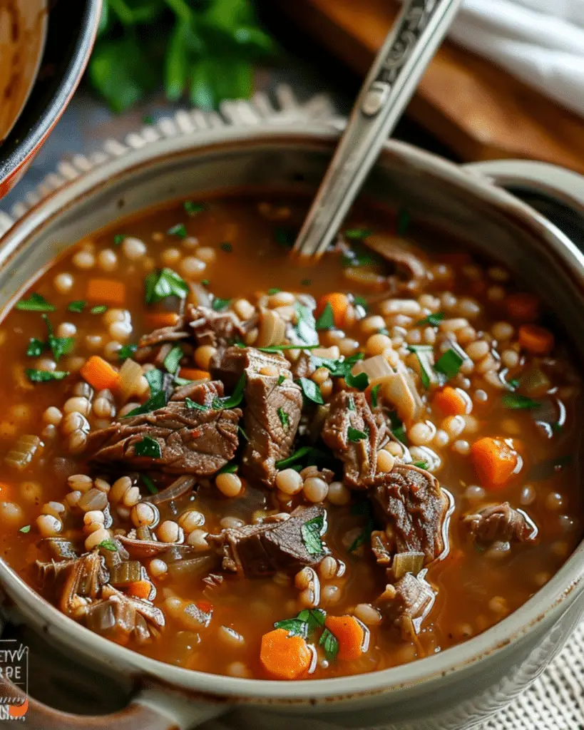Beef Barley Soup