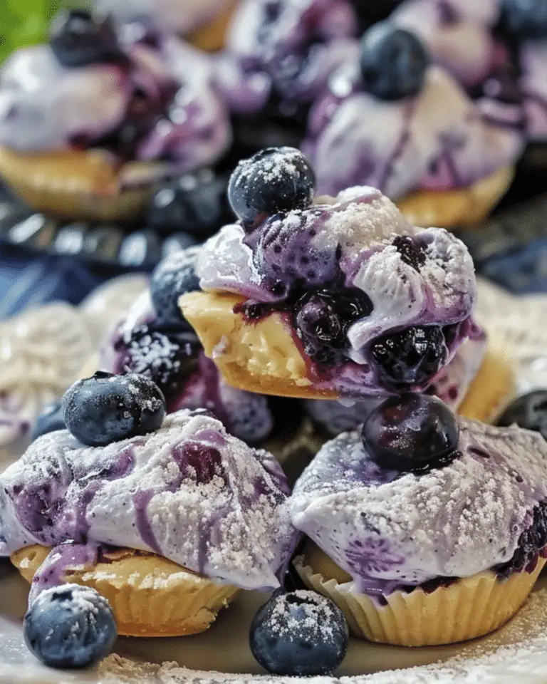 Blueberry Cream Cheese Bites