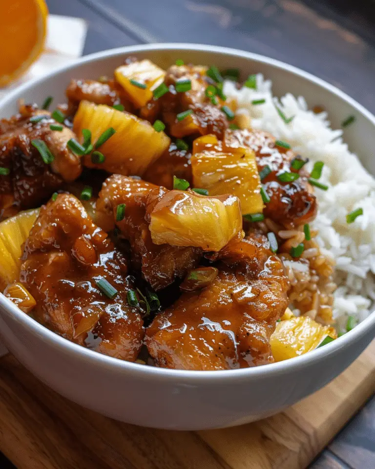 Brown Sugar Pineapple Chicken
