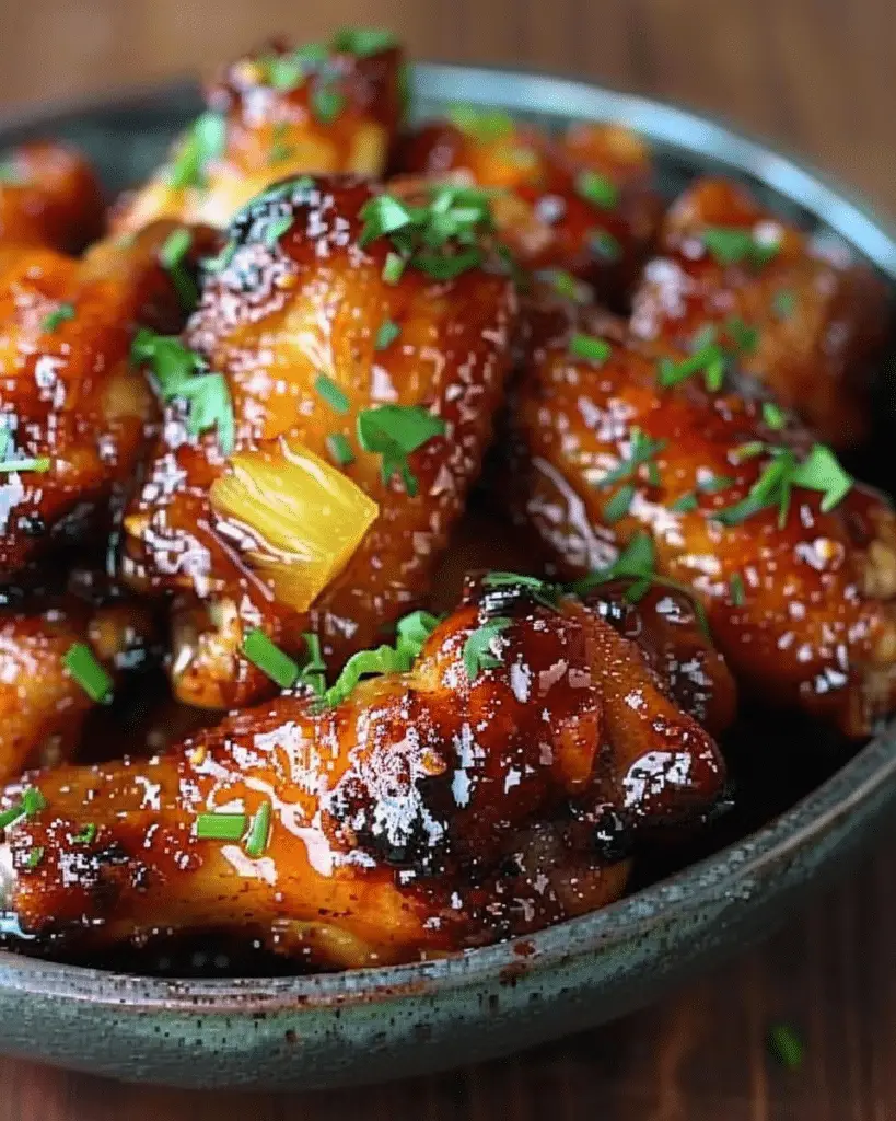 Brown Sugar Pineapple Wings