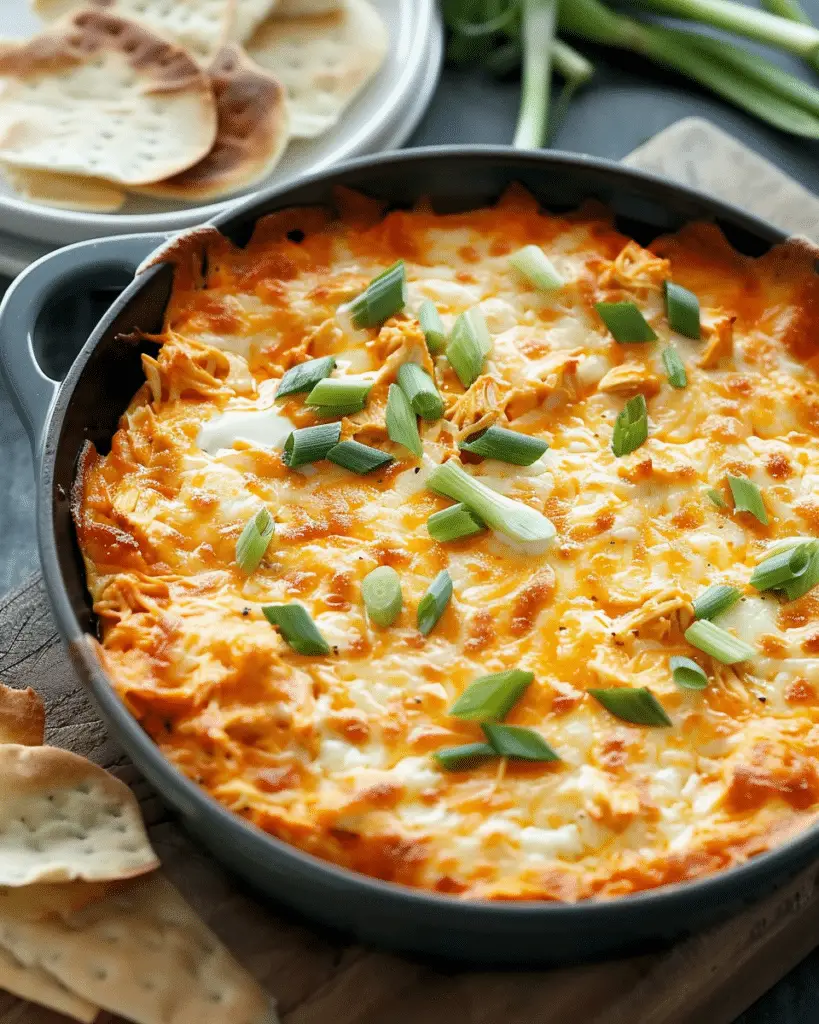 Buffalo Chicken Dip (Baked or Slow Cooker)