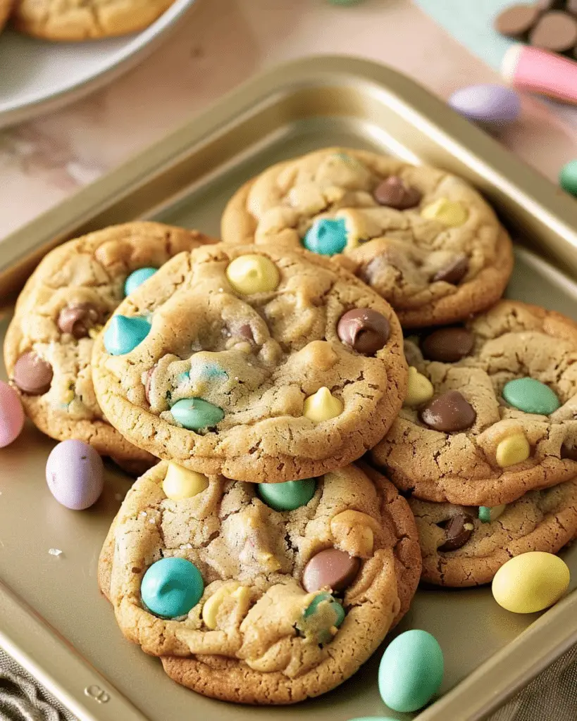 Cadbury Mini Egg Chocolate Chip Cookies