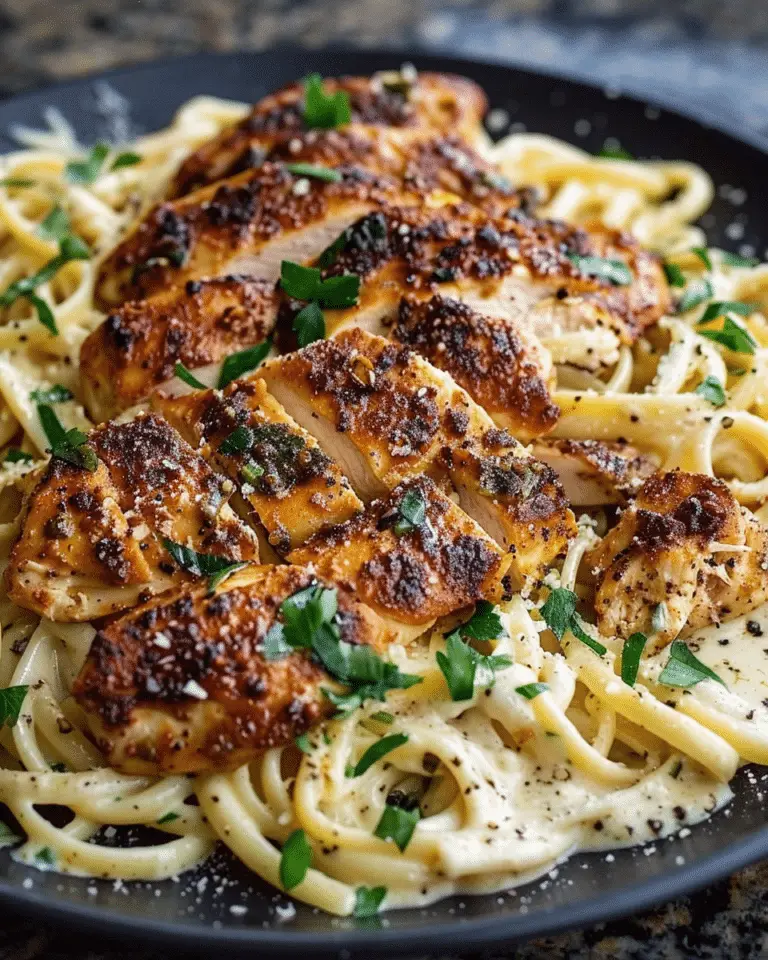 Cajun Chicken & Creamy Parmesan Linguine