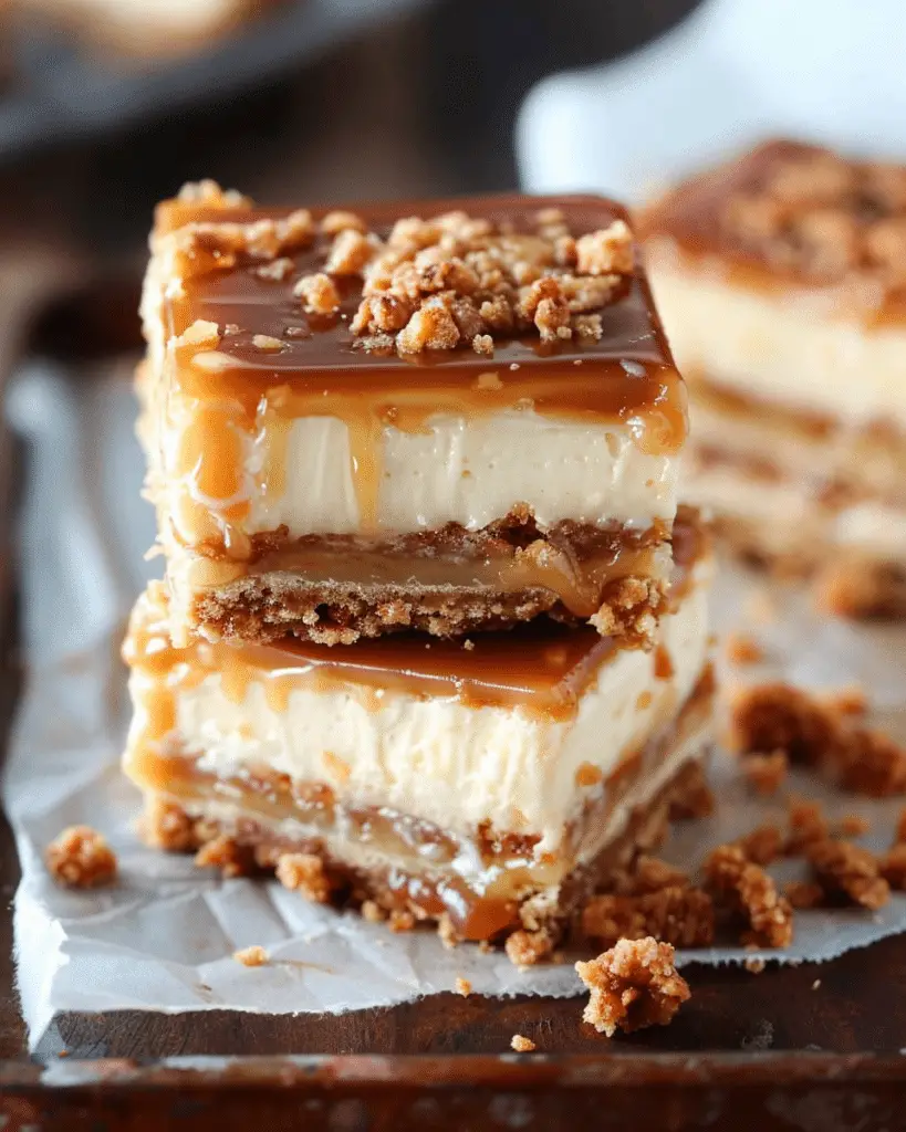Caramel Cheesecake Bars