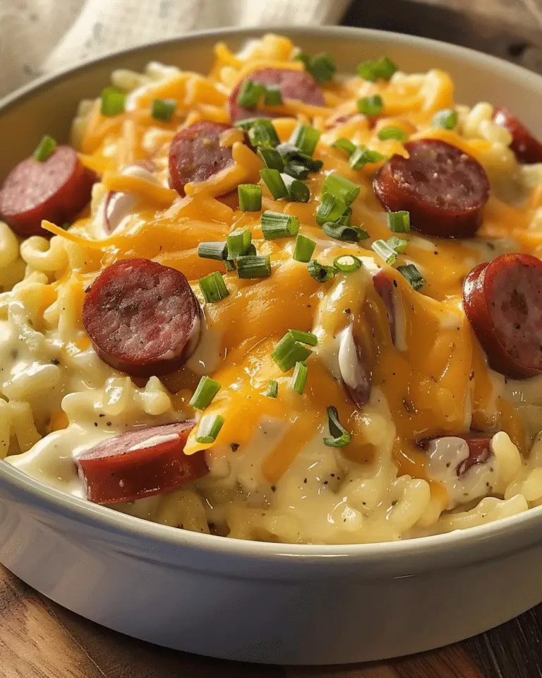 Cheesy Ranch Potatoes & Smoked Sausage