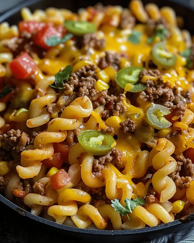 Cheesy Taco Pasta