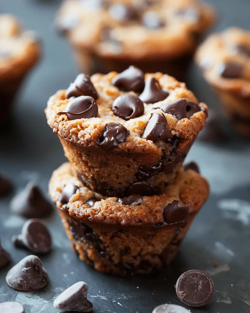 Chocolate Chip Cookie Cups