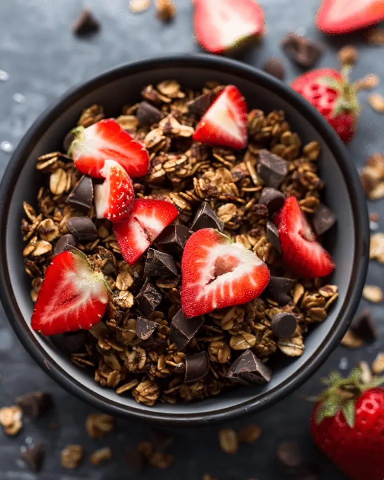 Chocolate Strawberry Granola