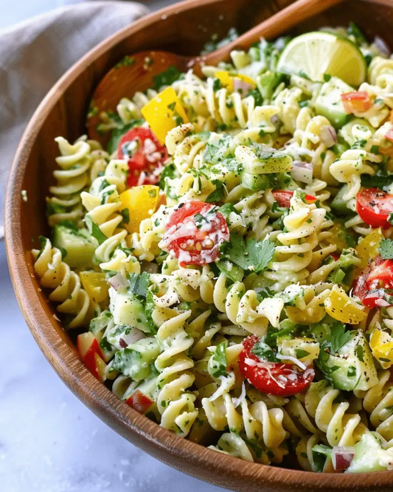 Cilantro Lime Pasta Salad