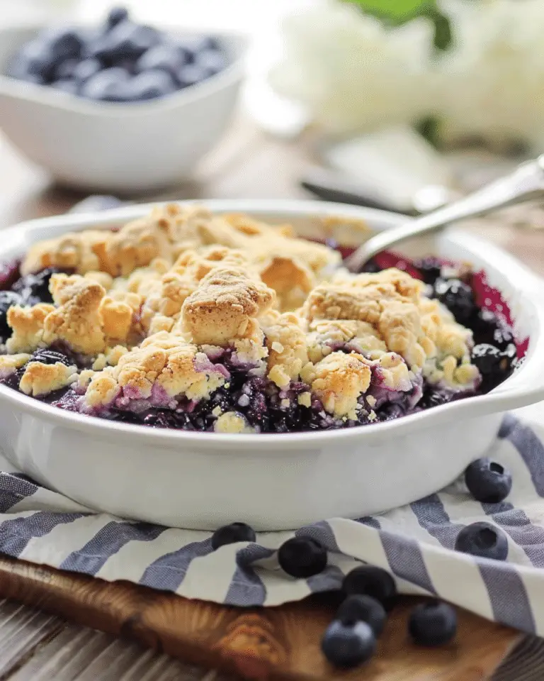 Classic Blueberry Cobbler