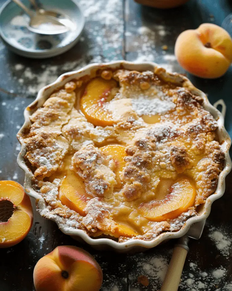 Classic Southern Peach Cobbler