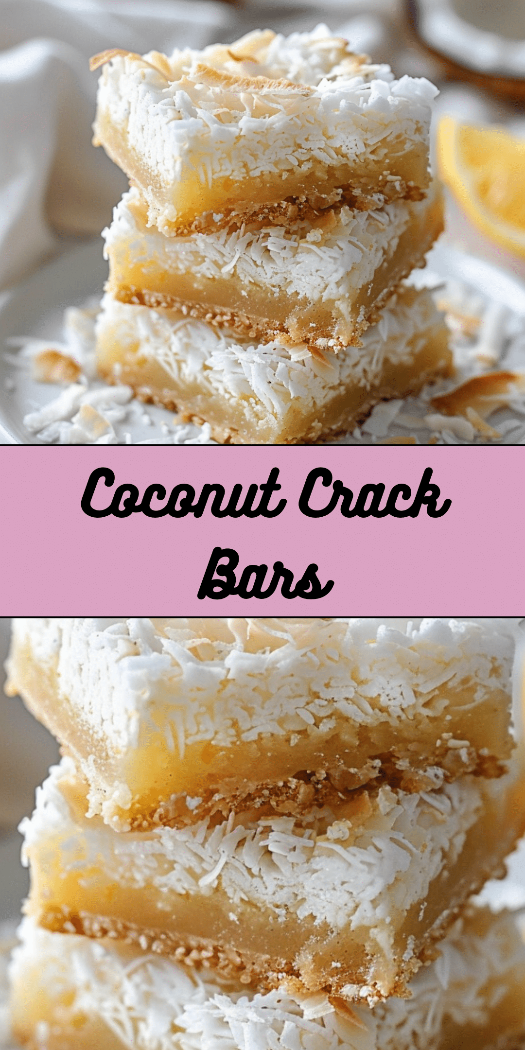 Coconut Crack Bars - Cooking With Blog