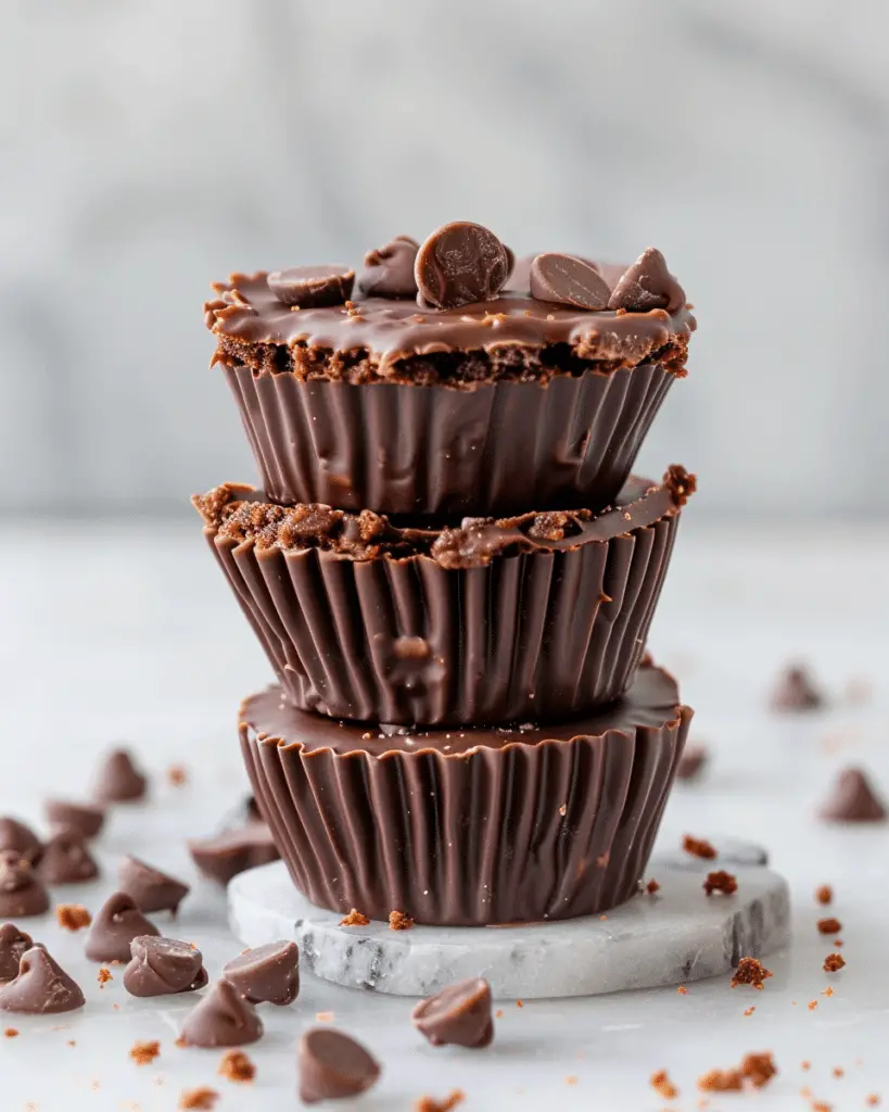 Cookie Dough Chocolate Cups