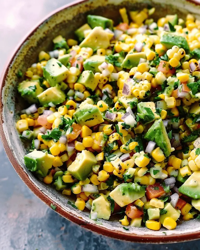 Corn and Avocado Salsa