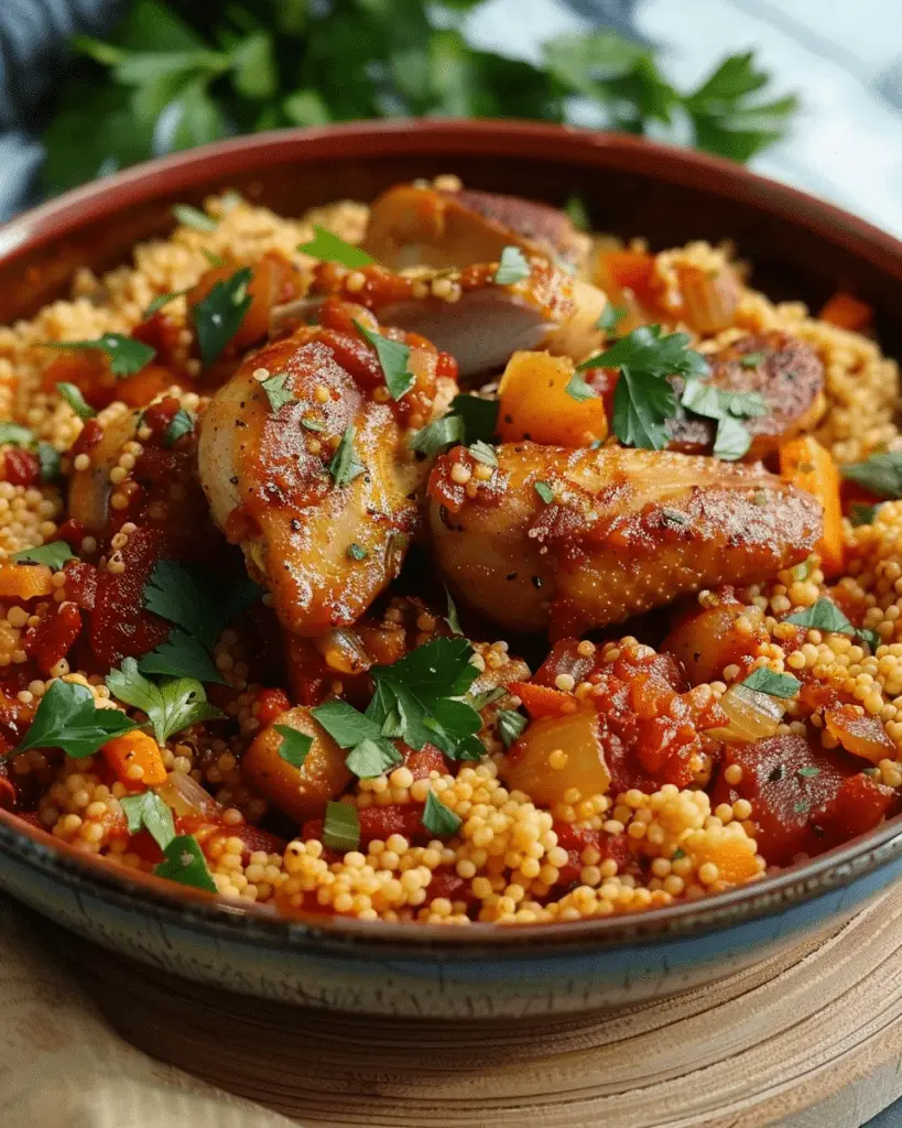 Couscous with Chicken and Sausage