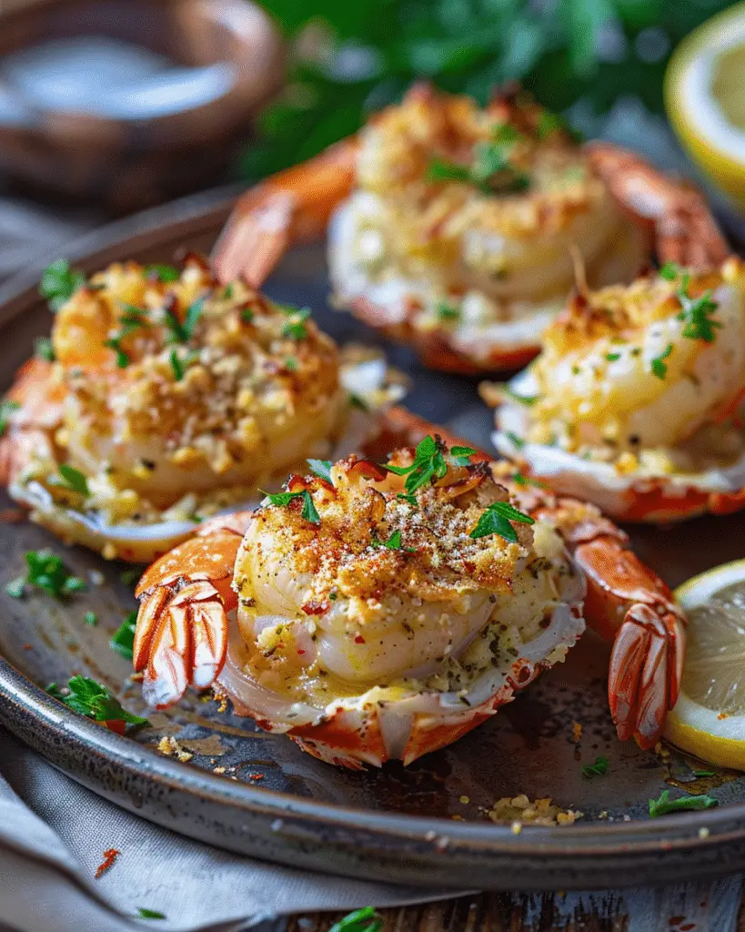 Crab Stuffed Smoked Shrimp