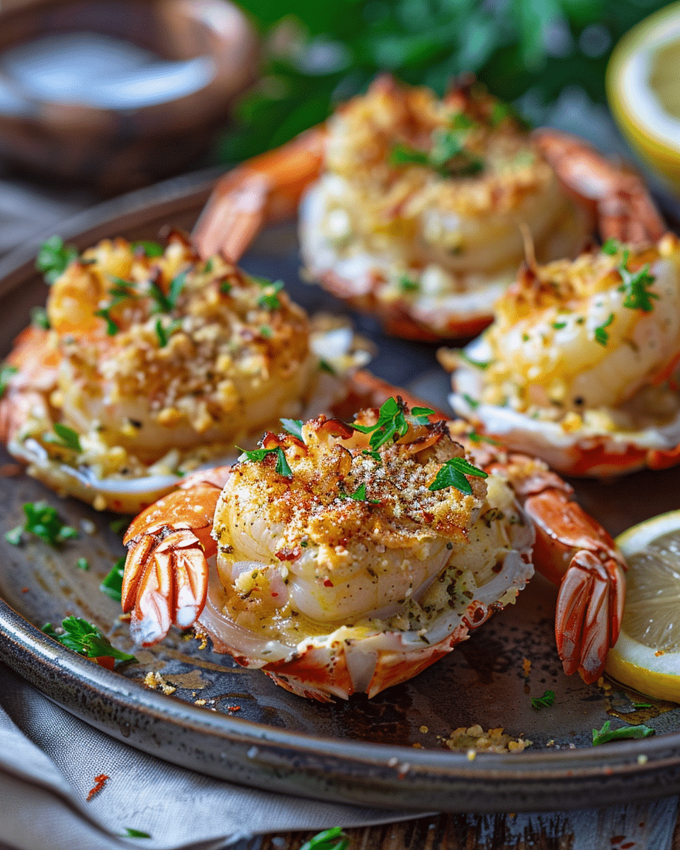 Crab Stuffed Smoked Shrimp