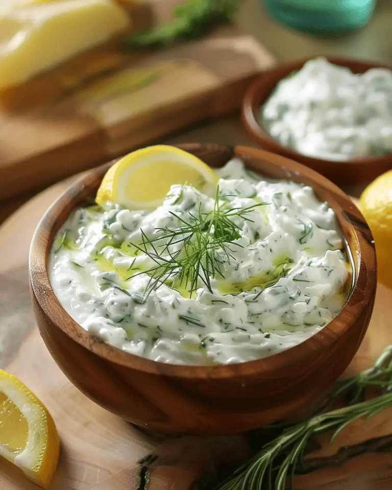 Creamy Greek Tzatziki Sauce