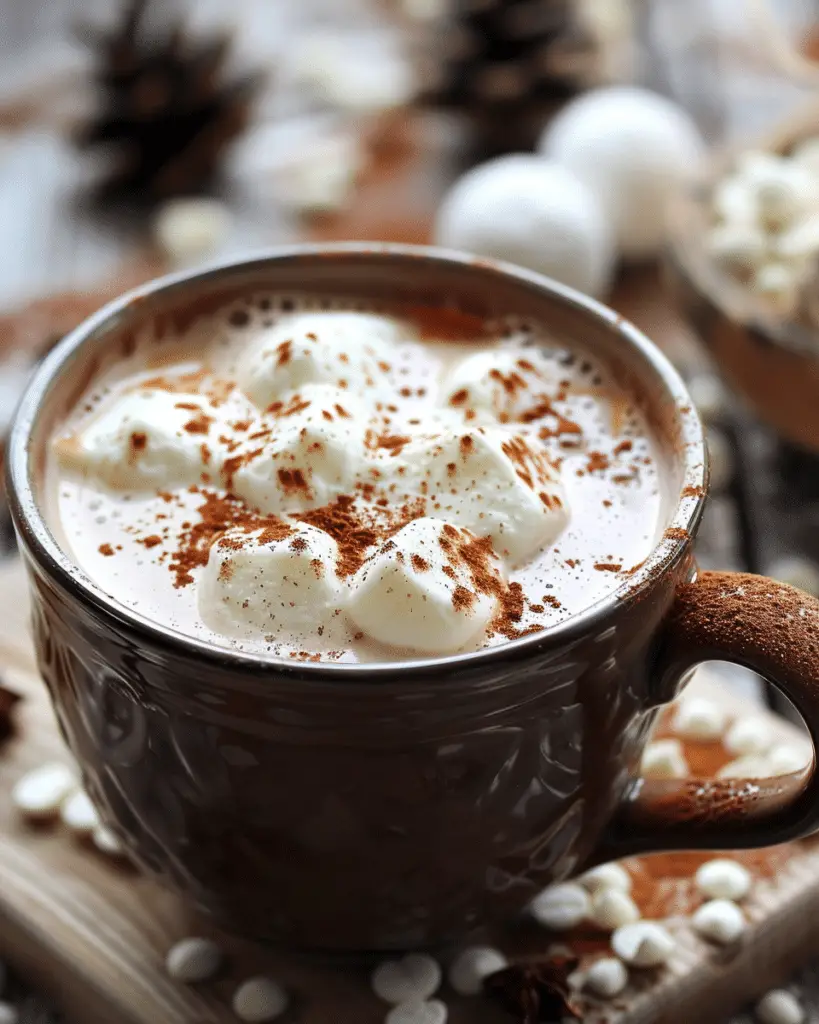 Creamy Homemade Hot Chocolate