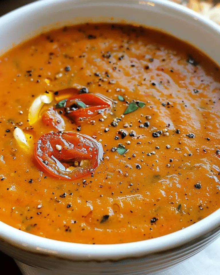 Creamy Roasted Garlic Tomato Soup
