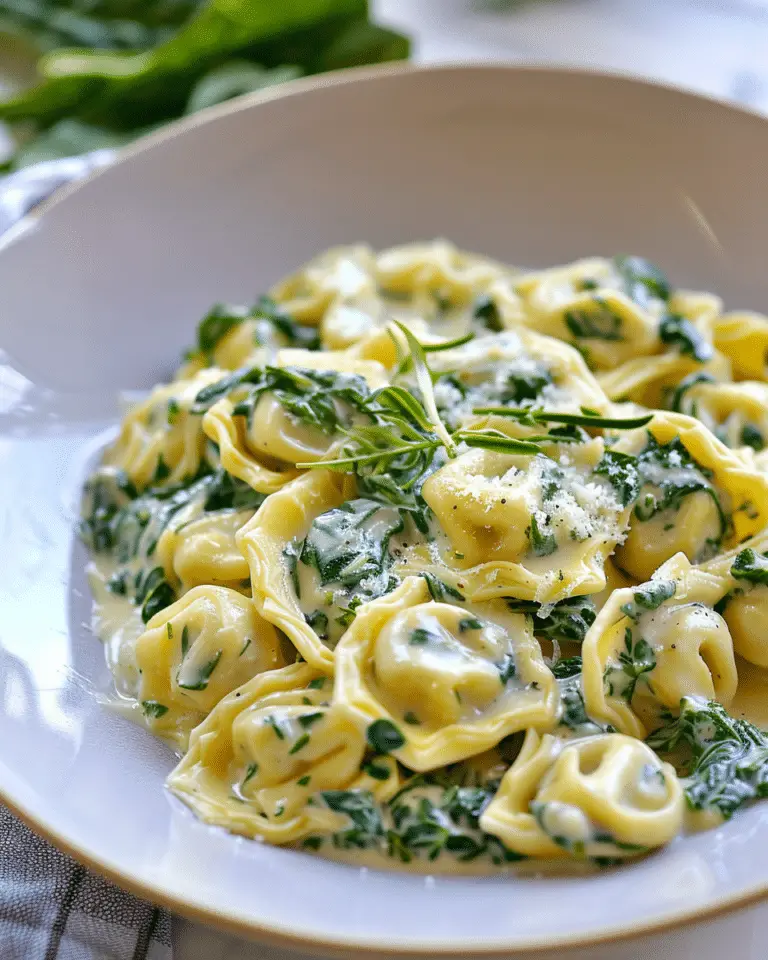 Creamy Spinach Tortellini
